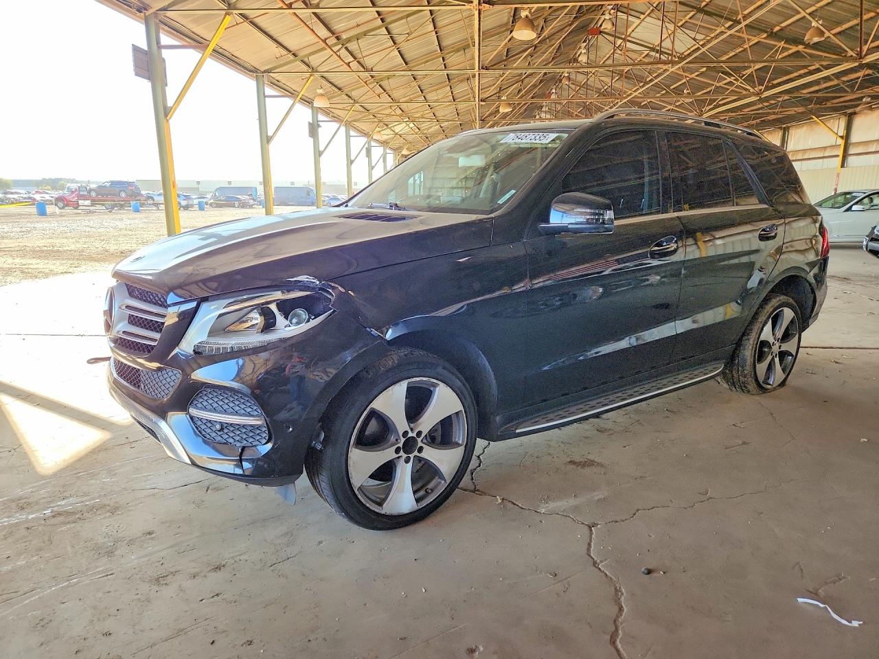 2016 Mercedes-Benz GLE 350, VIN 4JGDA5JB8GA663389 — Front end