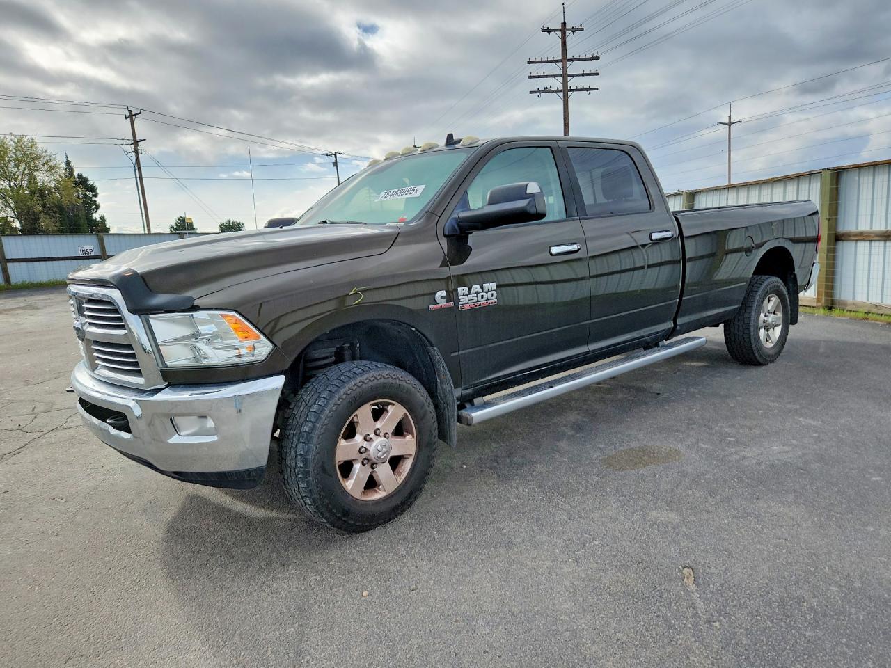 2013 Ram 3500 Big Horn, VIN 3C63R3HL2DG566382 — Пожар в моторном отсеке