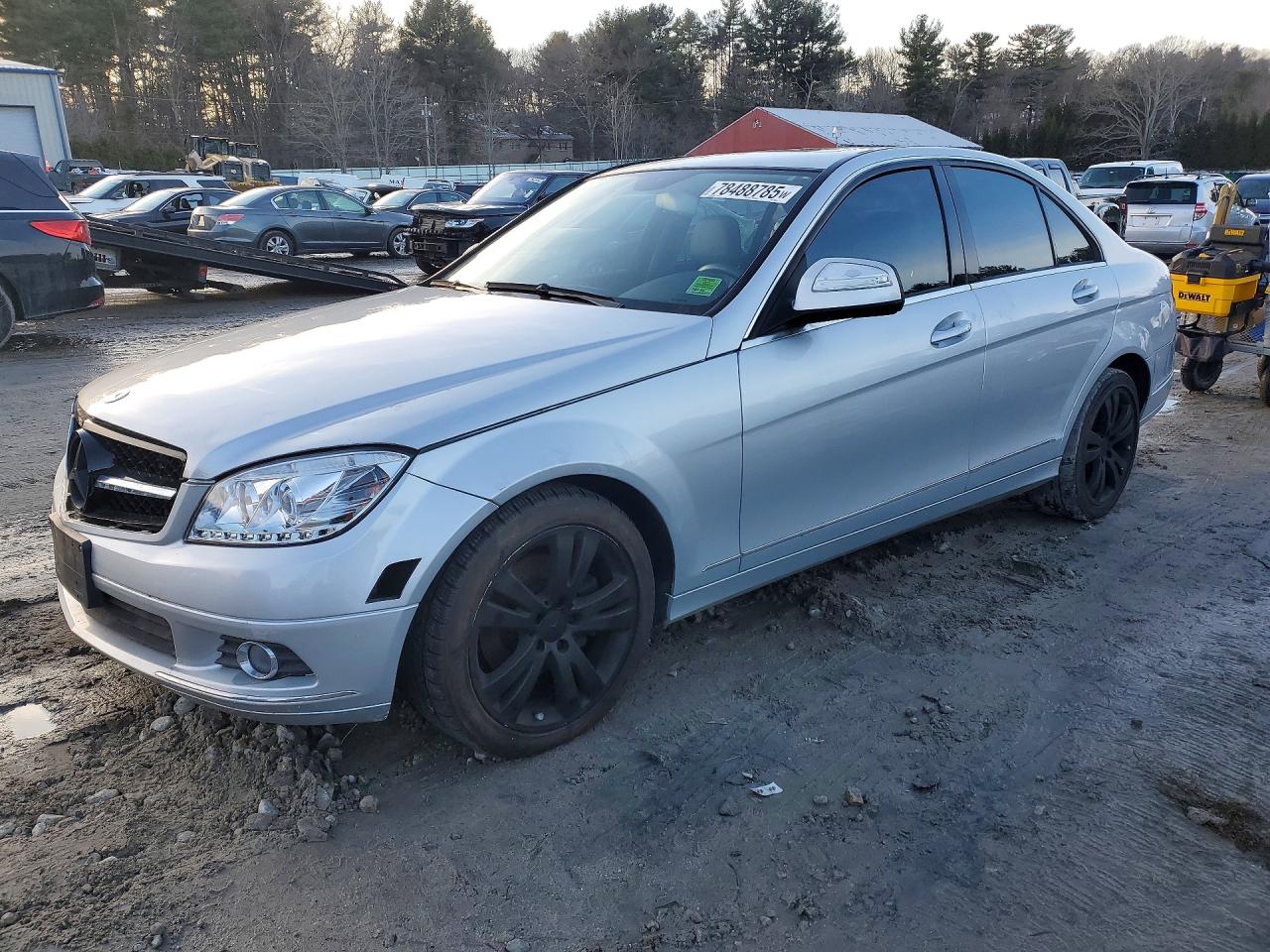2008 Mercedes-Benz C 300 Sport, VIN WDDGF81X98F093266 — Engine fire