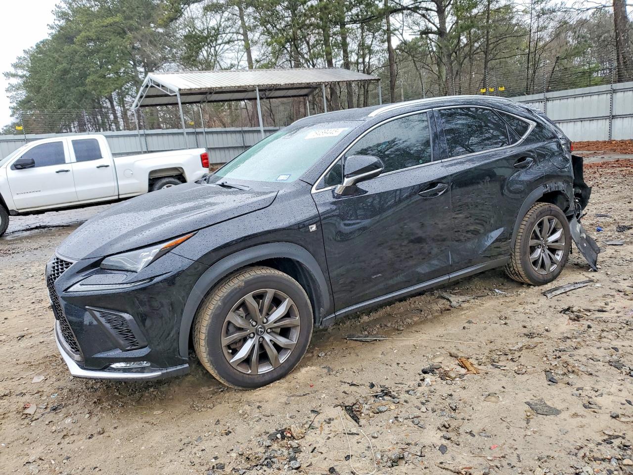 2018 Lexus NX 300, VIN JTJYARBZ8J2085821 — Rear end