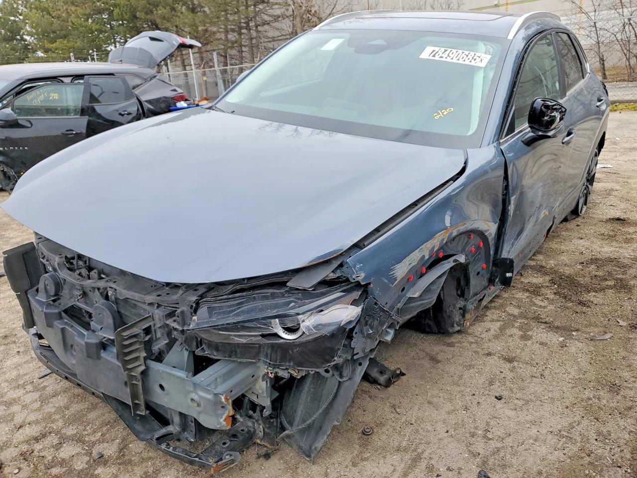 2025 Mazda CX-30 S Carbon Edition, VIN 3MVDMBCM4SM773617 — Frame damage