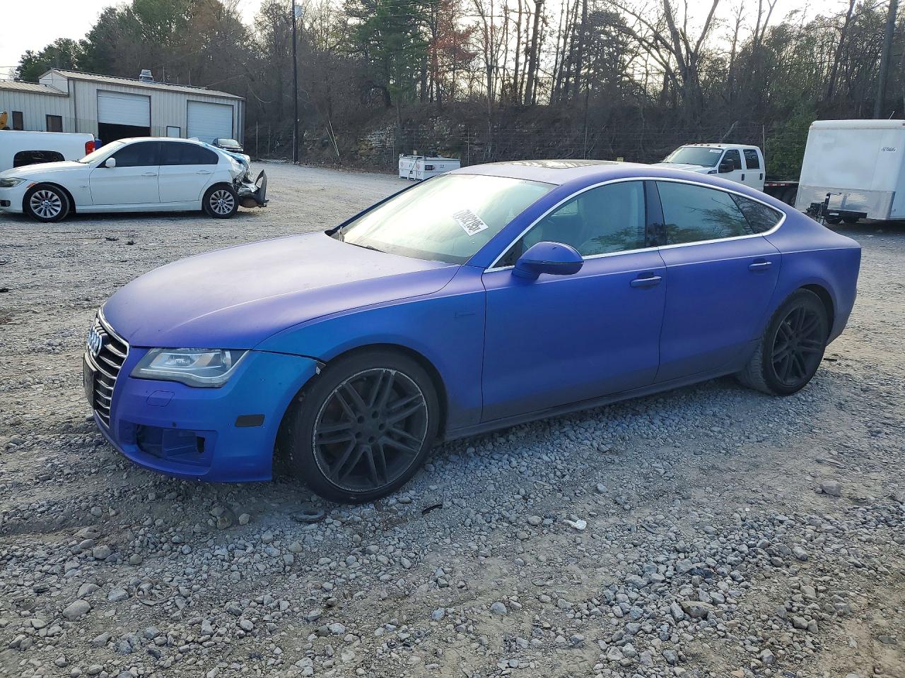 2015 Audi A7 Premium Plus, VIN WAUWGAFC1FN004192 — Зад