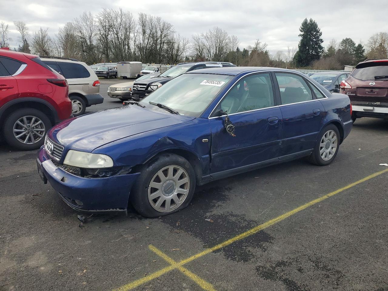 2001 Audi A4, VIN WAUDH68D41A058299 — Front end