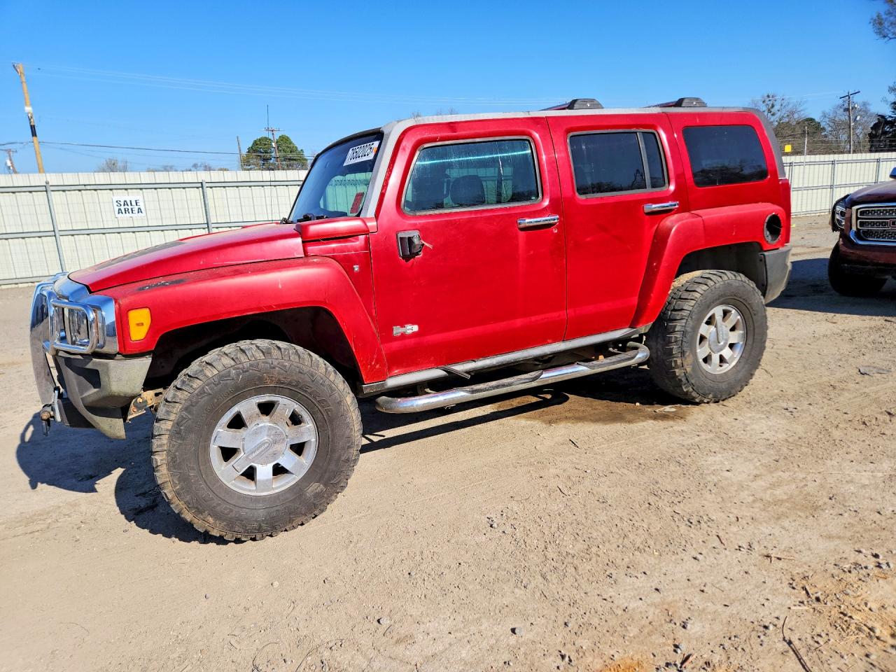 2007 Hummer H3 SUV, VIN 5GTDN13E278192509 — Мелкие вмятины и царапины
