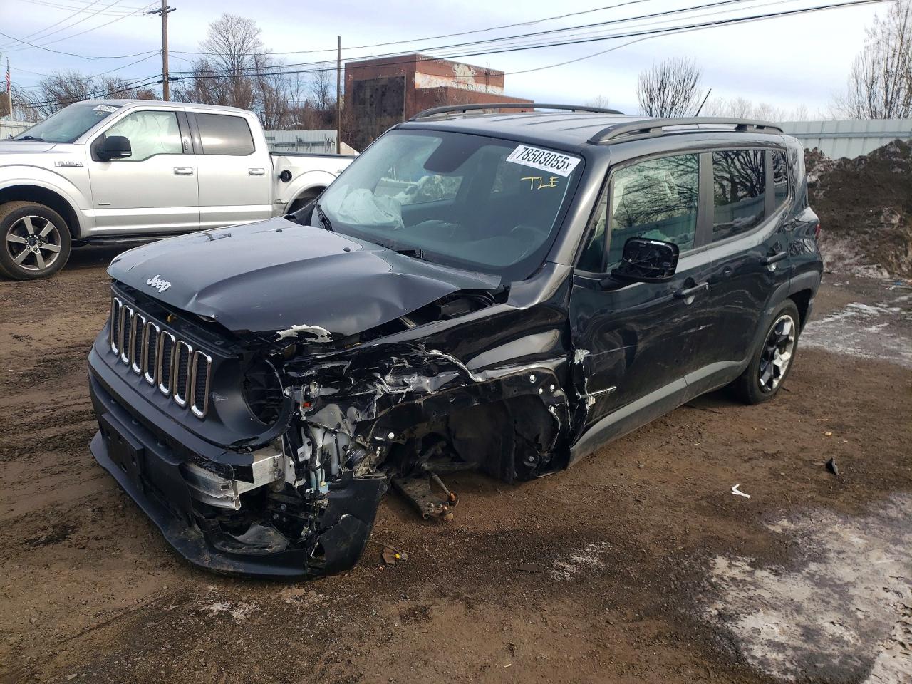 2016 Jeep Renegade Latitude, VIN ZACCJBBT3GPE05626 — Undercarriage