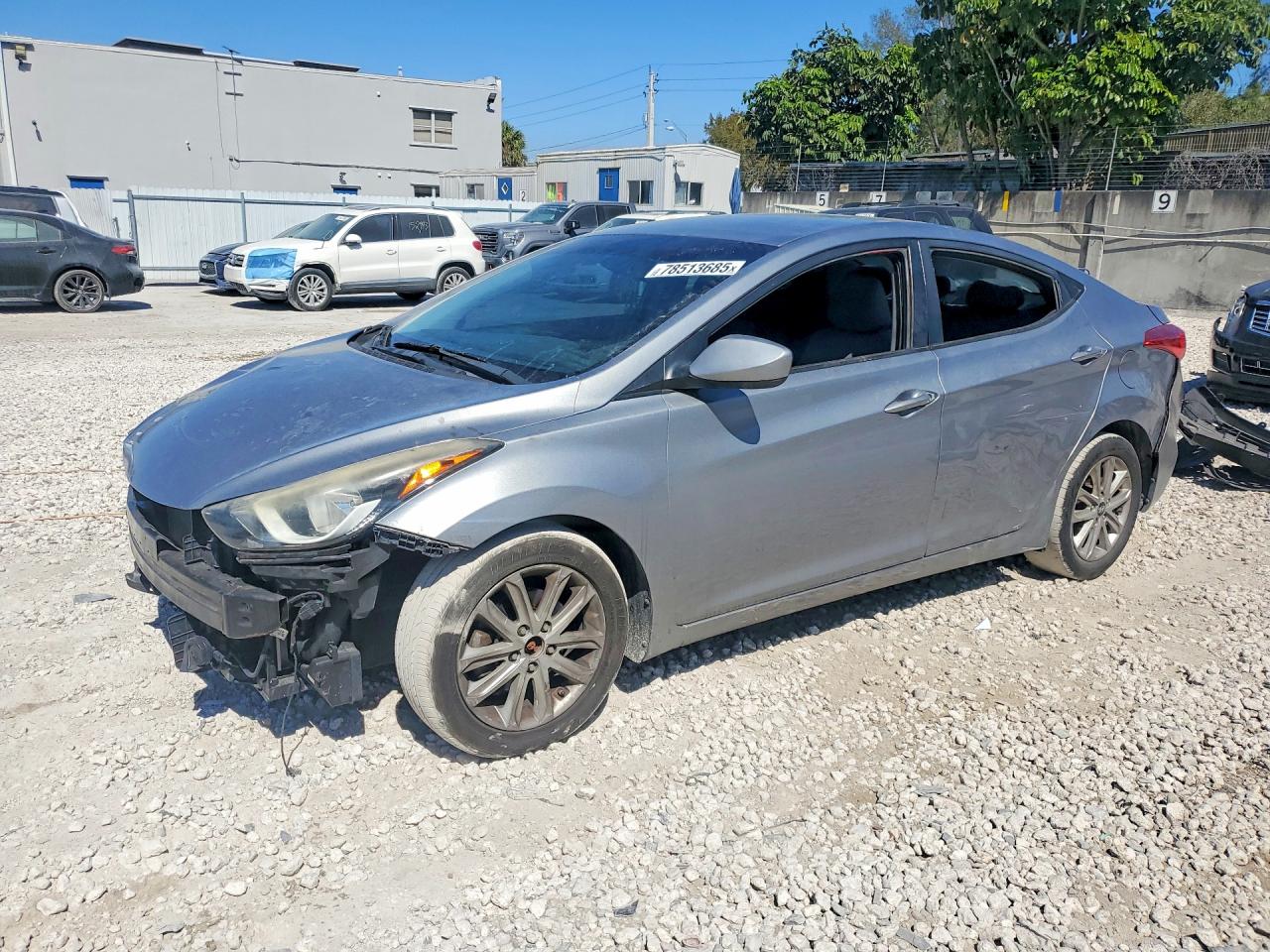 2016 Hyundai Elantra SE, VIN KMHDH4AE0GU480499 — Vandalism
