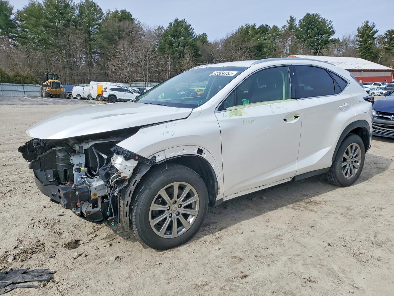 2016 Lexus NX F Sport, VIN JTJBARBZ5G2062107 — Frame damage
