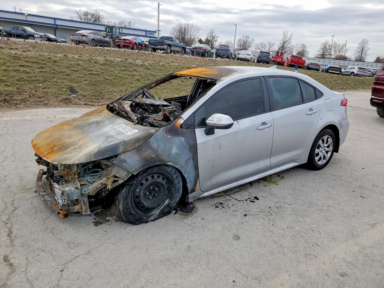 2024 Toyota Corolla LE, VIN 5YFB4MDE4RP225535 — Burn