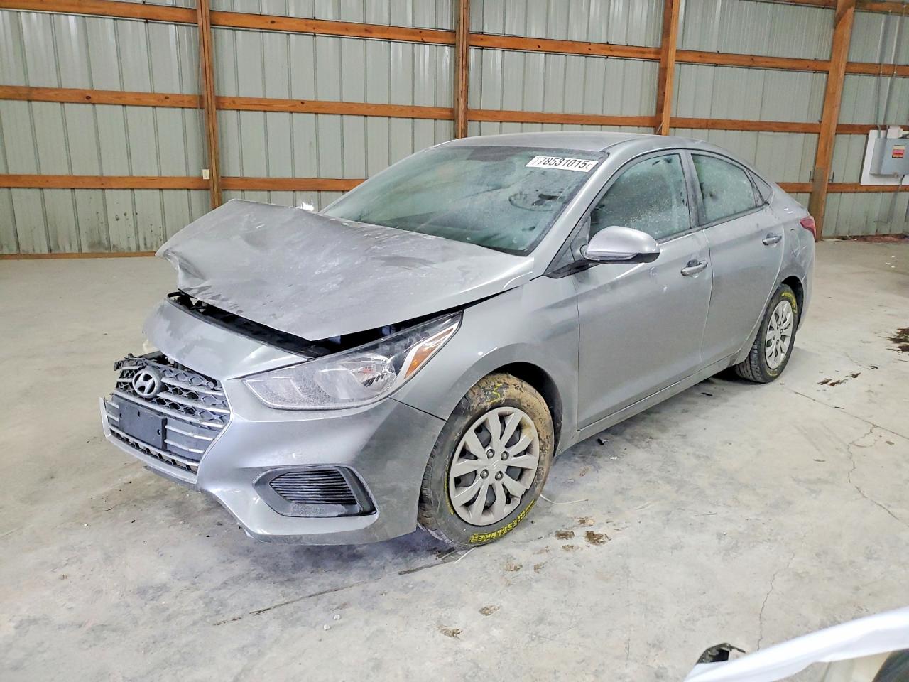2021 Hyundai Accent SE, VIN 3KPC24A62ME149847 — Front end