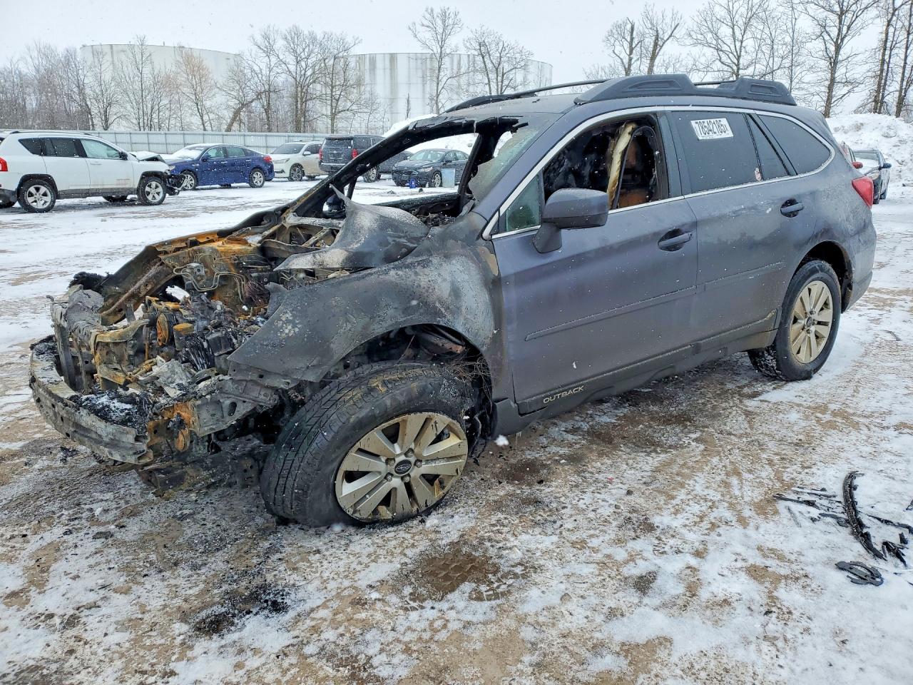 2015 Subaru Outback Premium, VIN 4S4BSACCXF3258348 — Burn