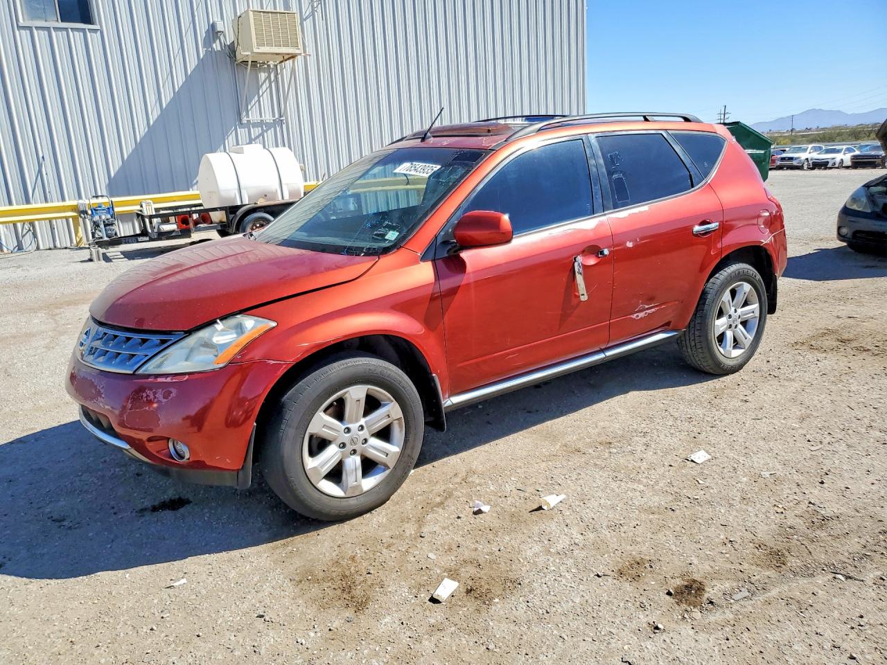 2007 Nissan Murano S, VIN JN8AZ08W97W644417 — Front end