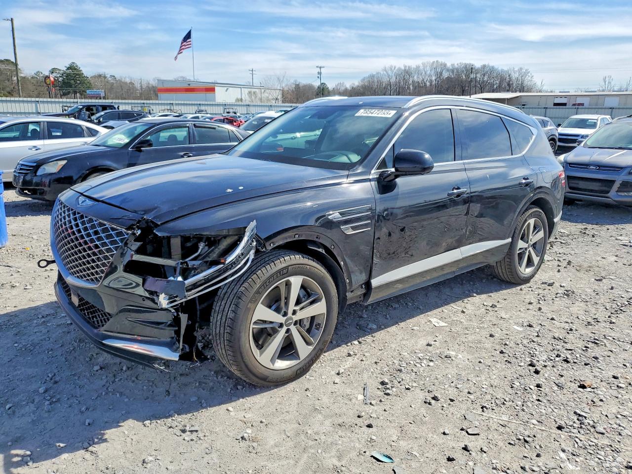 2023 Genesis GV80, VIN KMUHBDSB2PU126766 — Front end