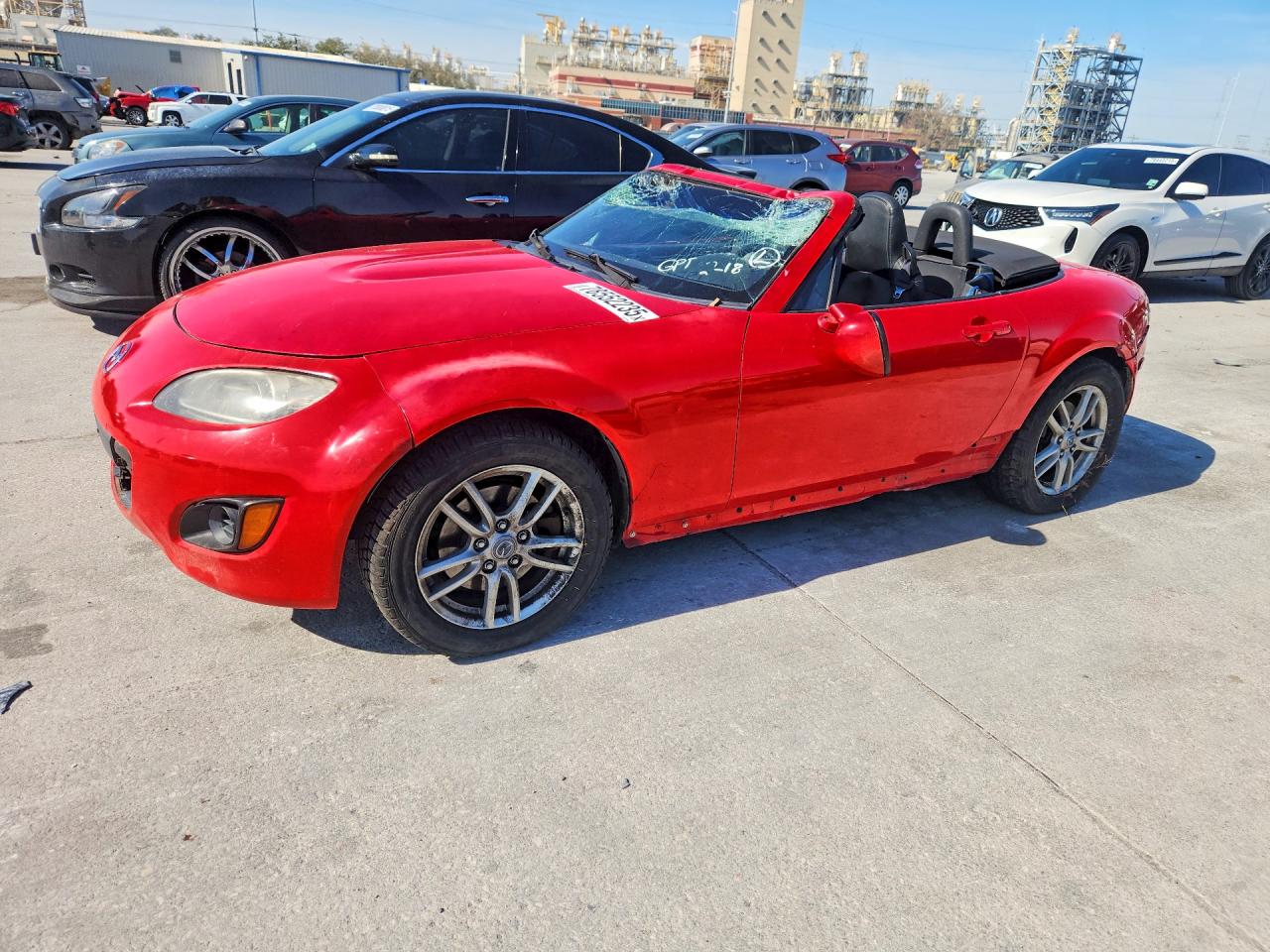 2009 Mazda MX-5 Miata Sport, VIN JM1NC25F790201574 — Side