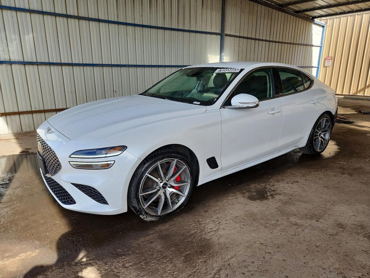 2025 Genesis G70 2.5T, VIN KMTG34SC0SU155486 — Rear end