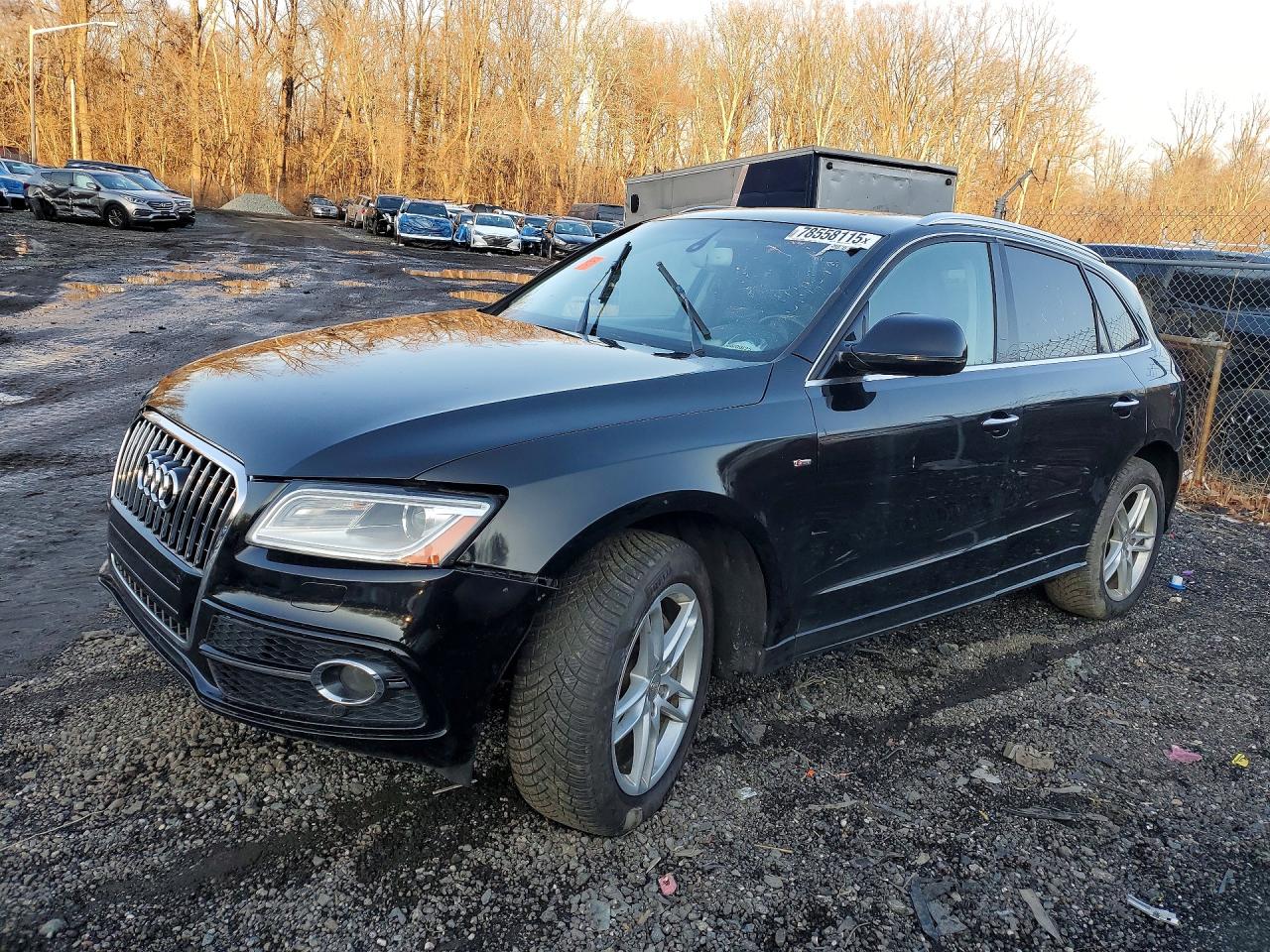 2017 Audi Q5 Premium Plus, VIN WA1D7AFP9HA010078 — Stripped
