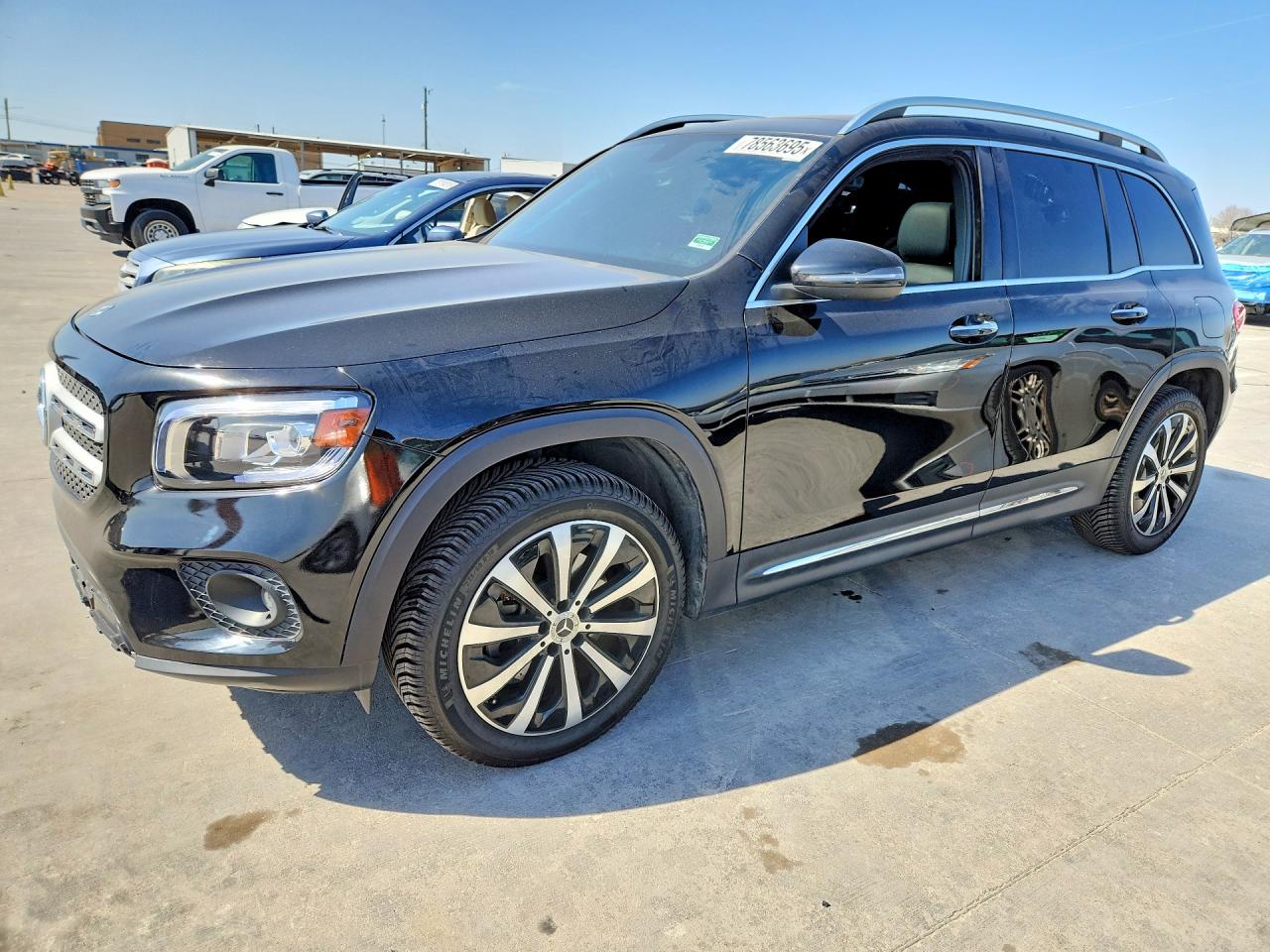 2022 Mercedes-Benz GLB 250, VIN W1N4M4HB9NW246593 — Stripped