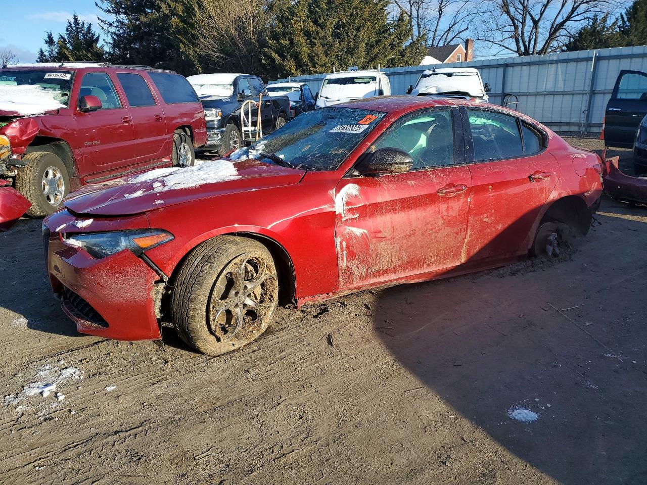2018 Alfa Romeo Giulia Ti Sport, VIN ZARFAEEN1J7596999 — Rollover