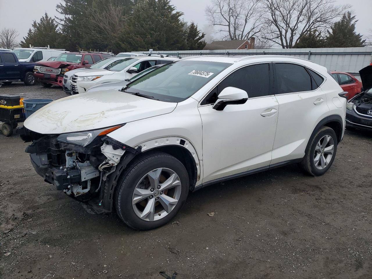 2017 Lexus NX 200t, VIN JTJBARBZ5H2098932 — Front end