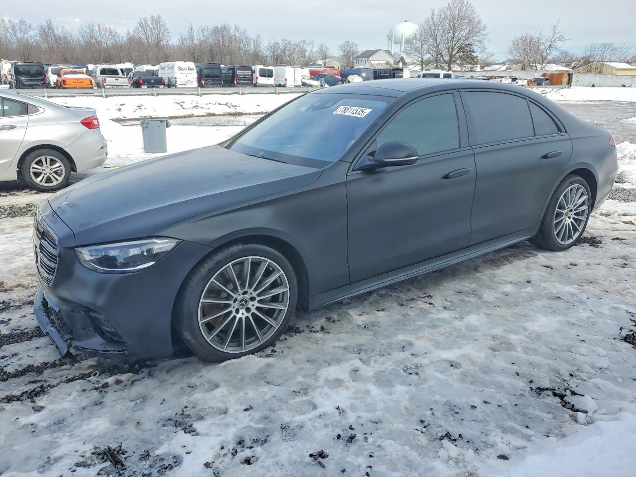 2022 Mercedes-Benz S 580, VIN W1K6G7GB3NA134661 — Front end