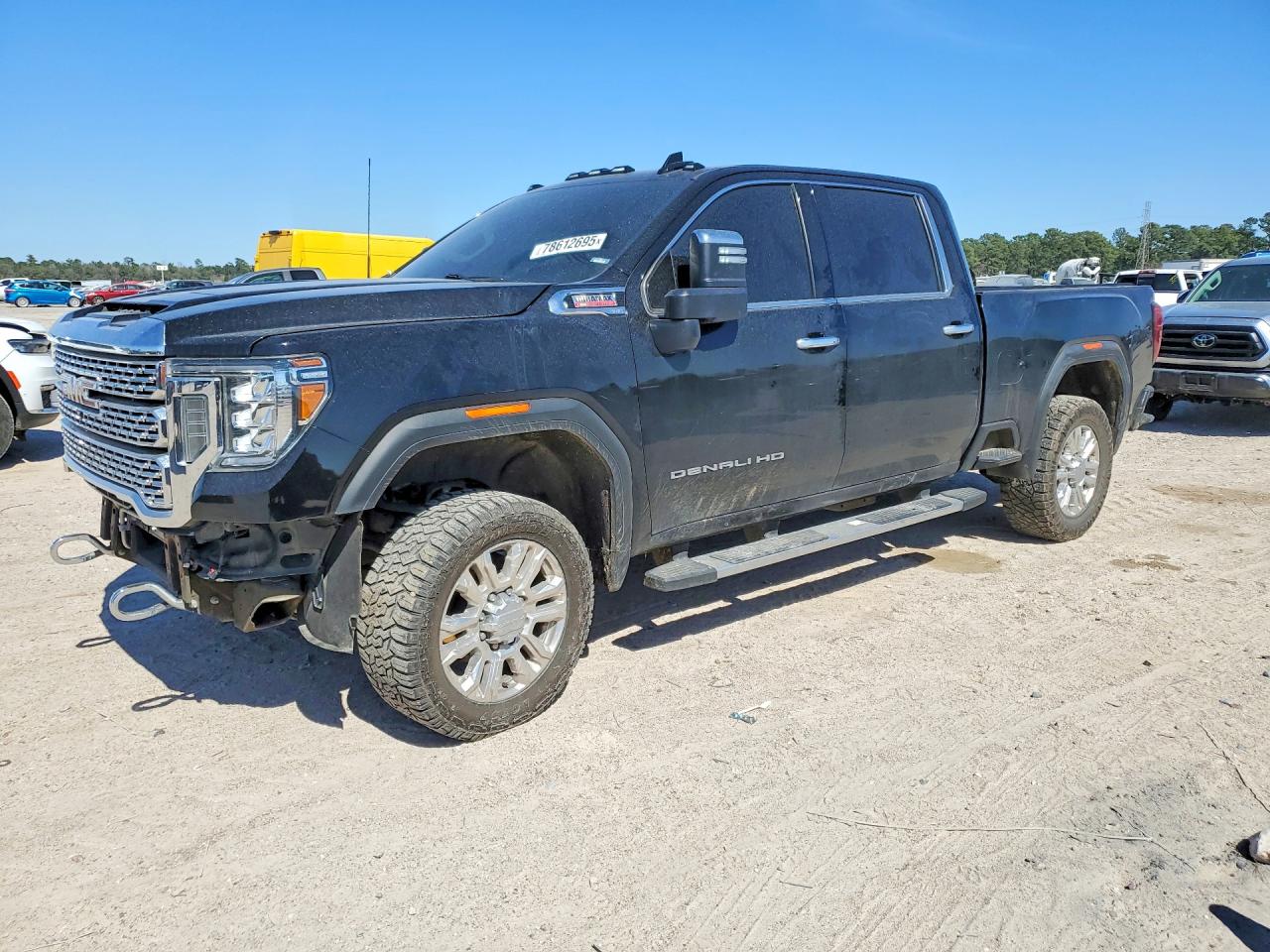 2023 GMC Sierra 2500HD Denali, VIN 1GT49REY3PF209508 — Vandalism