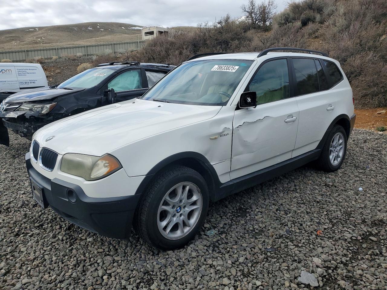 2004 BMW X3 2.5i, VIN WBXPA73434WC38890 — Side