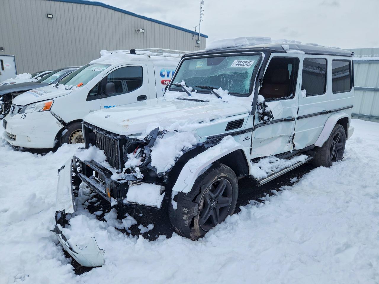 2016 Mercedes-Benz G 550, VIN WDCYC3KF7GX254636 — Front end