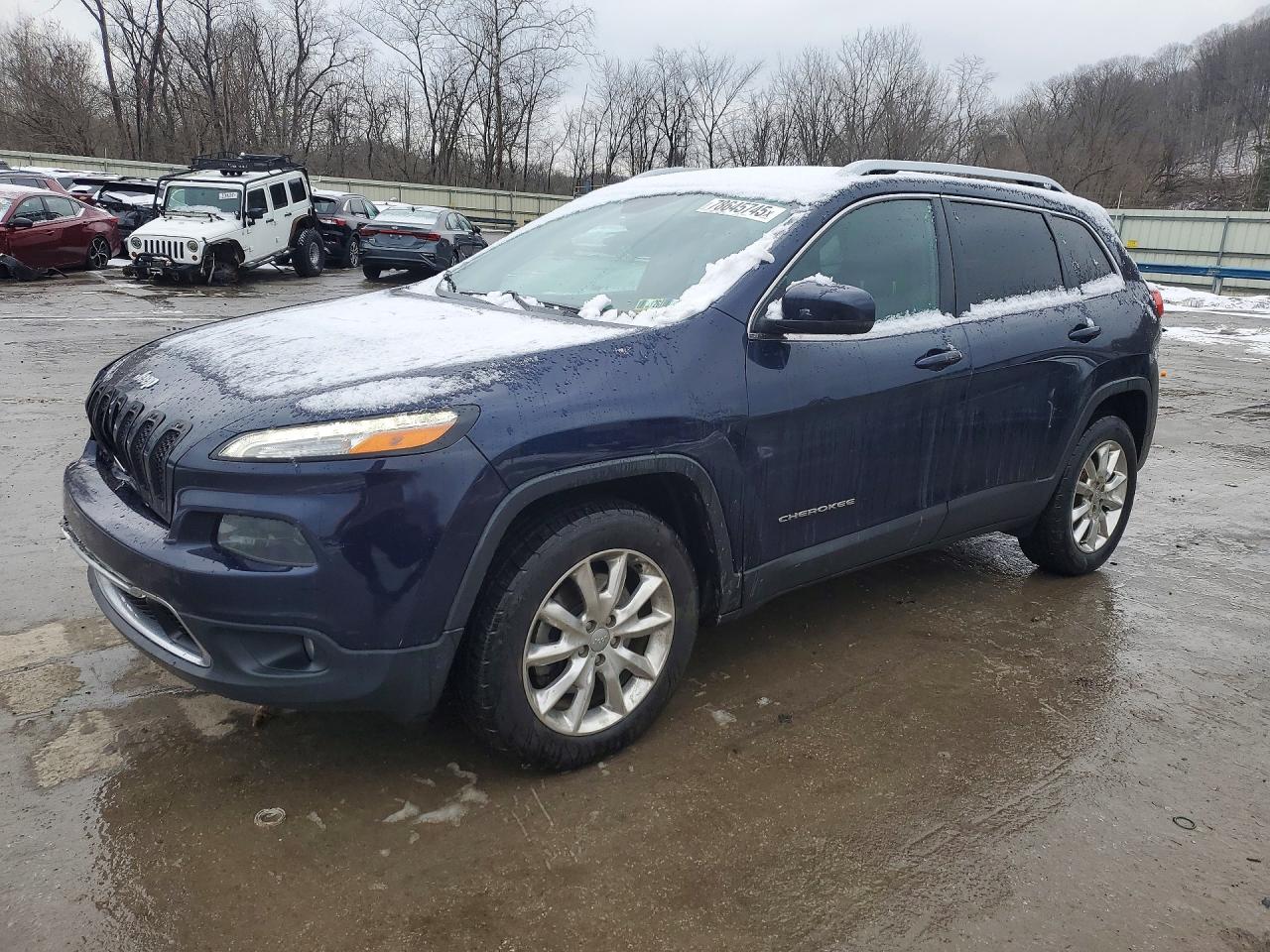 2015 Jeep Cherokee Limited, VIN 1C4PJMDB6FW775956 — Перед
