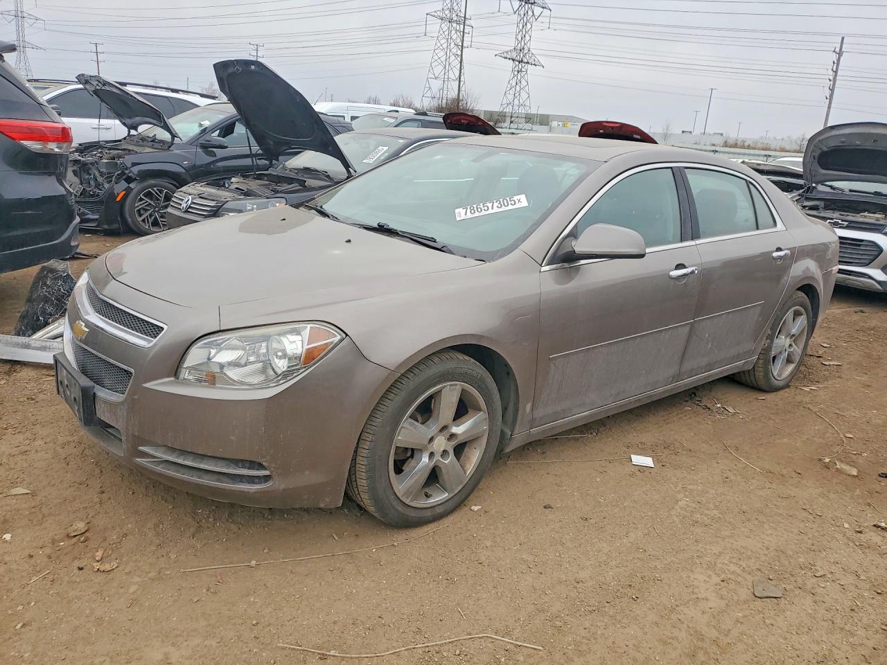 2012 Chevrolet Malibu 2LT, VIN 1G1ZD5EU7CF141999 — Rear end