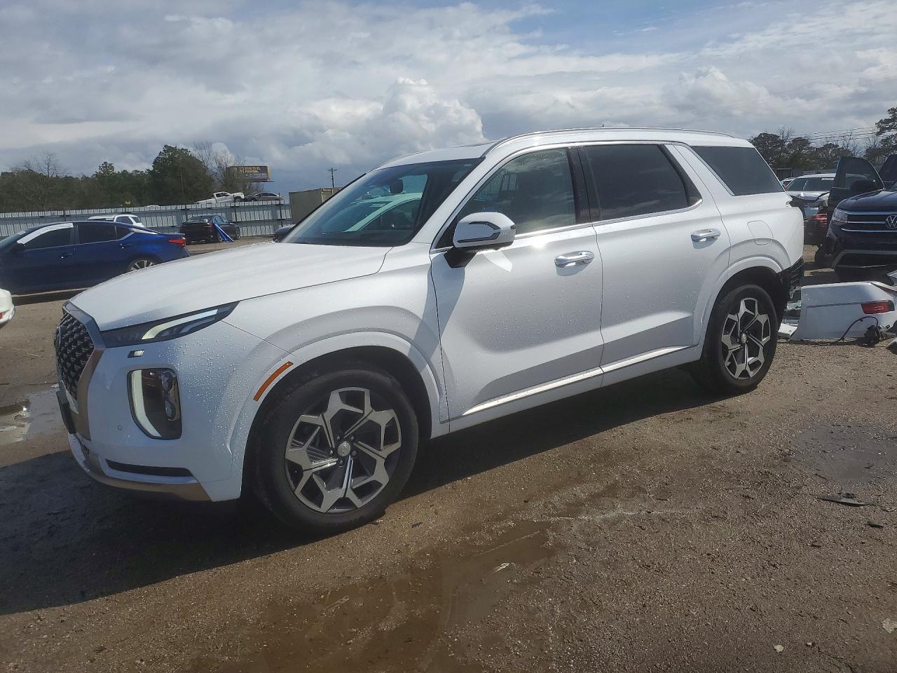 2022 Hyundai Palisade Calligraphy, VIN KM8R7DHE5NU430144 — Rear end