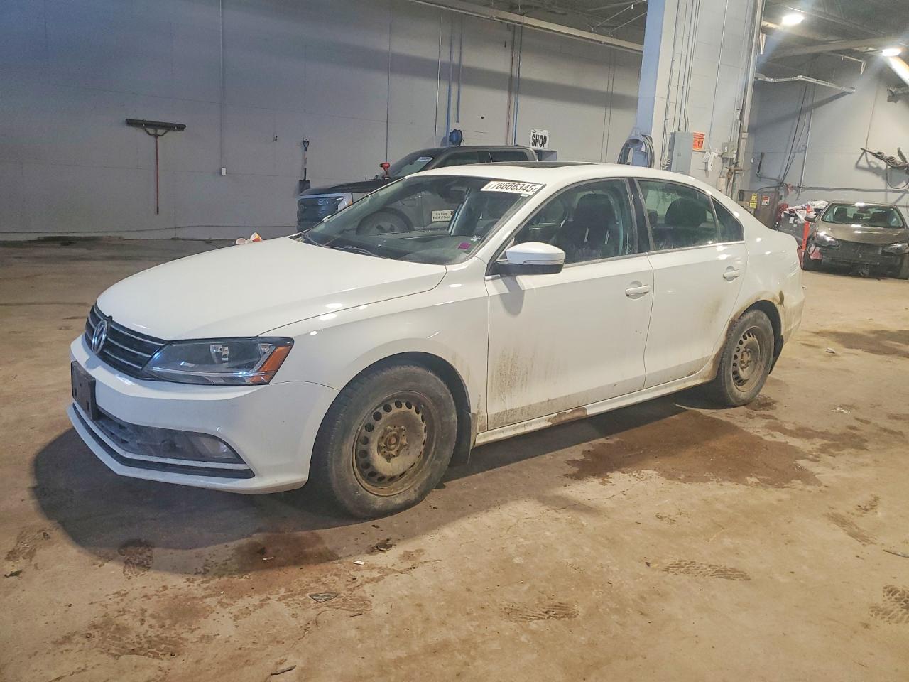 2017 Volkswagen Jetta SEL, VIN 3VWL17AJ7HM359877 — Frame damage