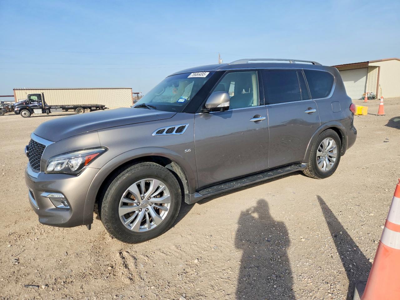 2017 Infiniti QX80, VIN JN8AZ2NE2H9153243 — Burn