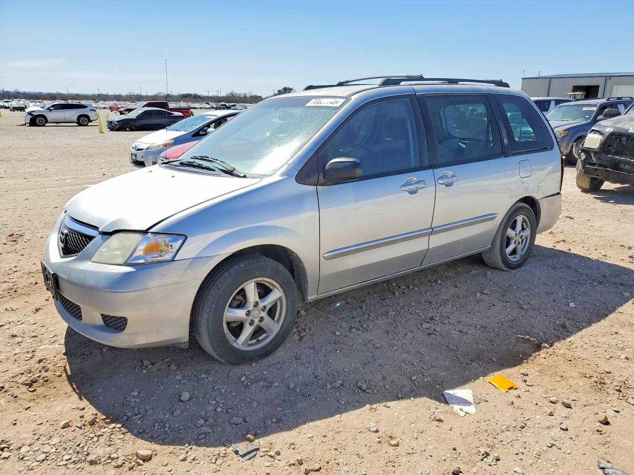2003 Mazda MPV LX, VIN JM3LW28A930342661 — Rear end