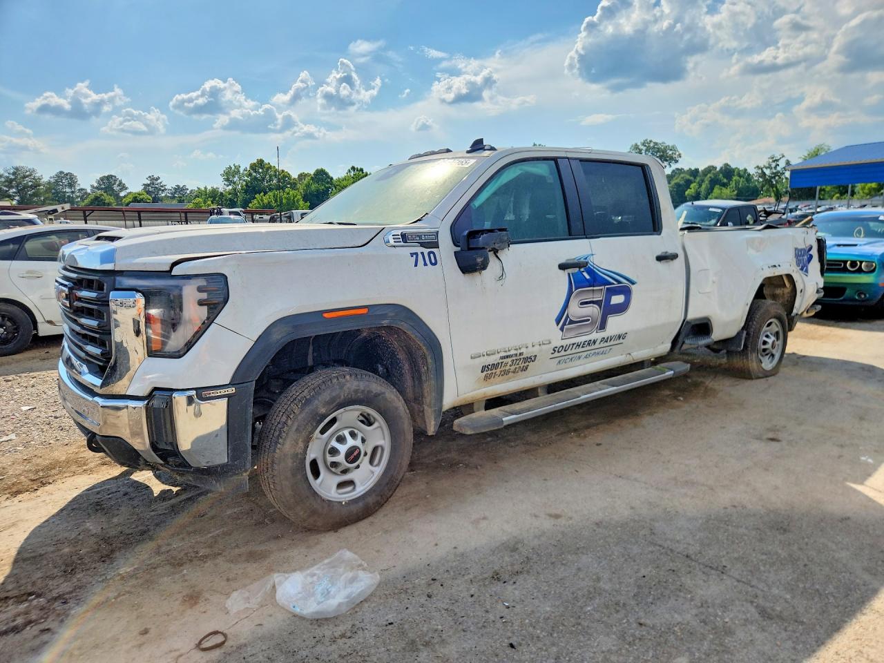 2025 GMC Sierra 2500HD Pro, VIN 1GT4ULE78SF264547 — Rear end
