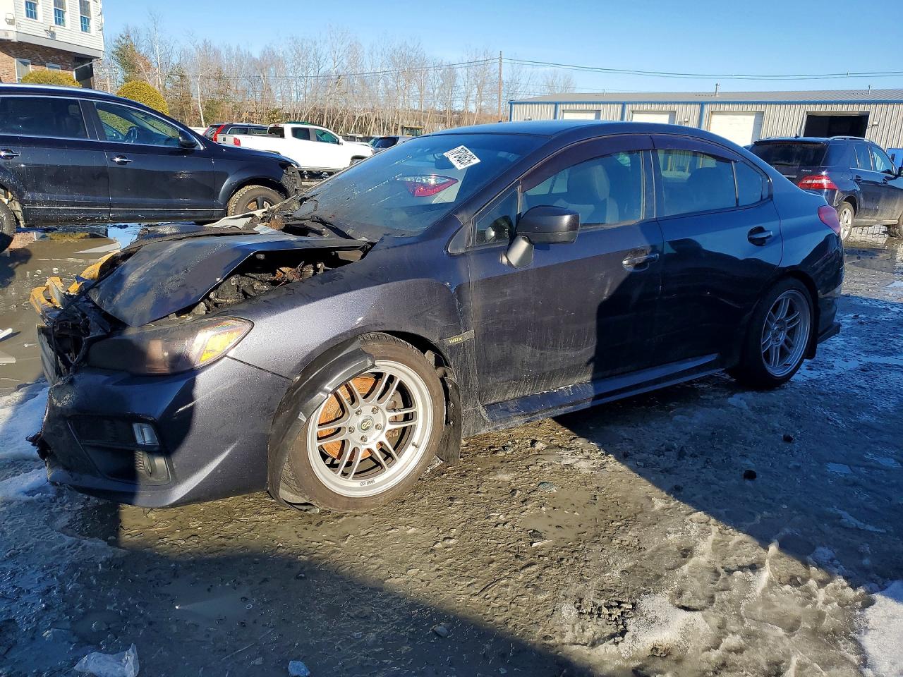 2017 Subaru WRX Premium, VIN JF1VA1E67H9830106 — Engine fire
