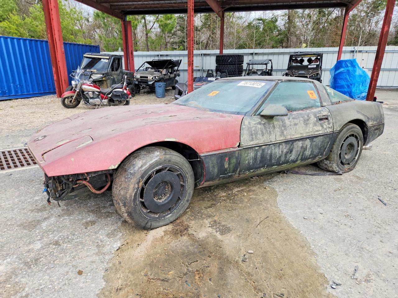 1984 Chevrolet Corvette, VIN 1G1AY078XE5125552 — Front end