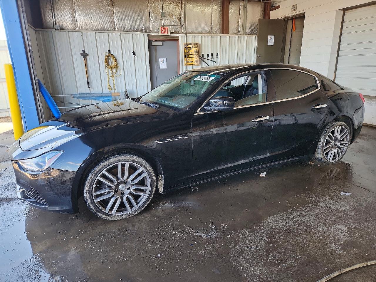 2014 Maserati Ghibli S Q4, VIN ZAM57RTA6E1090116 — Undercarriage