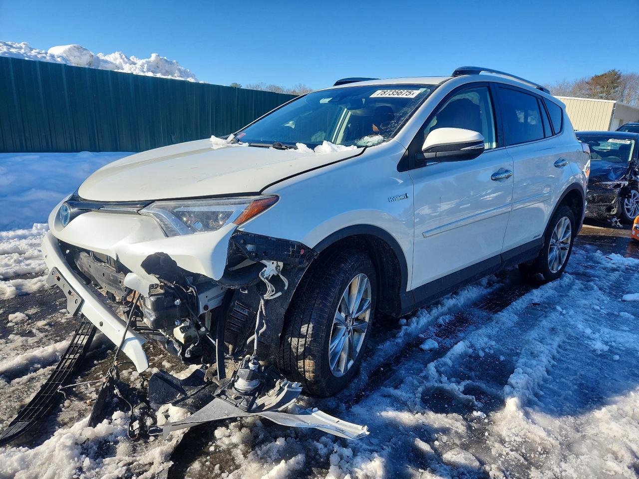 2017 Toyota RAV4 Limited, VIN JTMDJREV7HD120681 — Front end