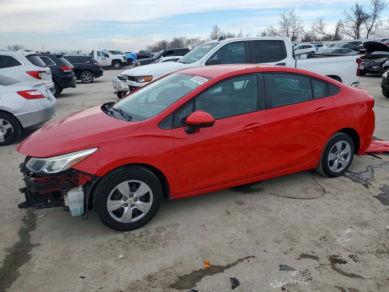 2018 Chevrolet Cruze LS, VIN 1G1BC5SM8J7156429 — Front end