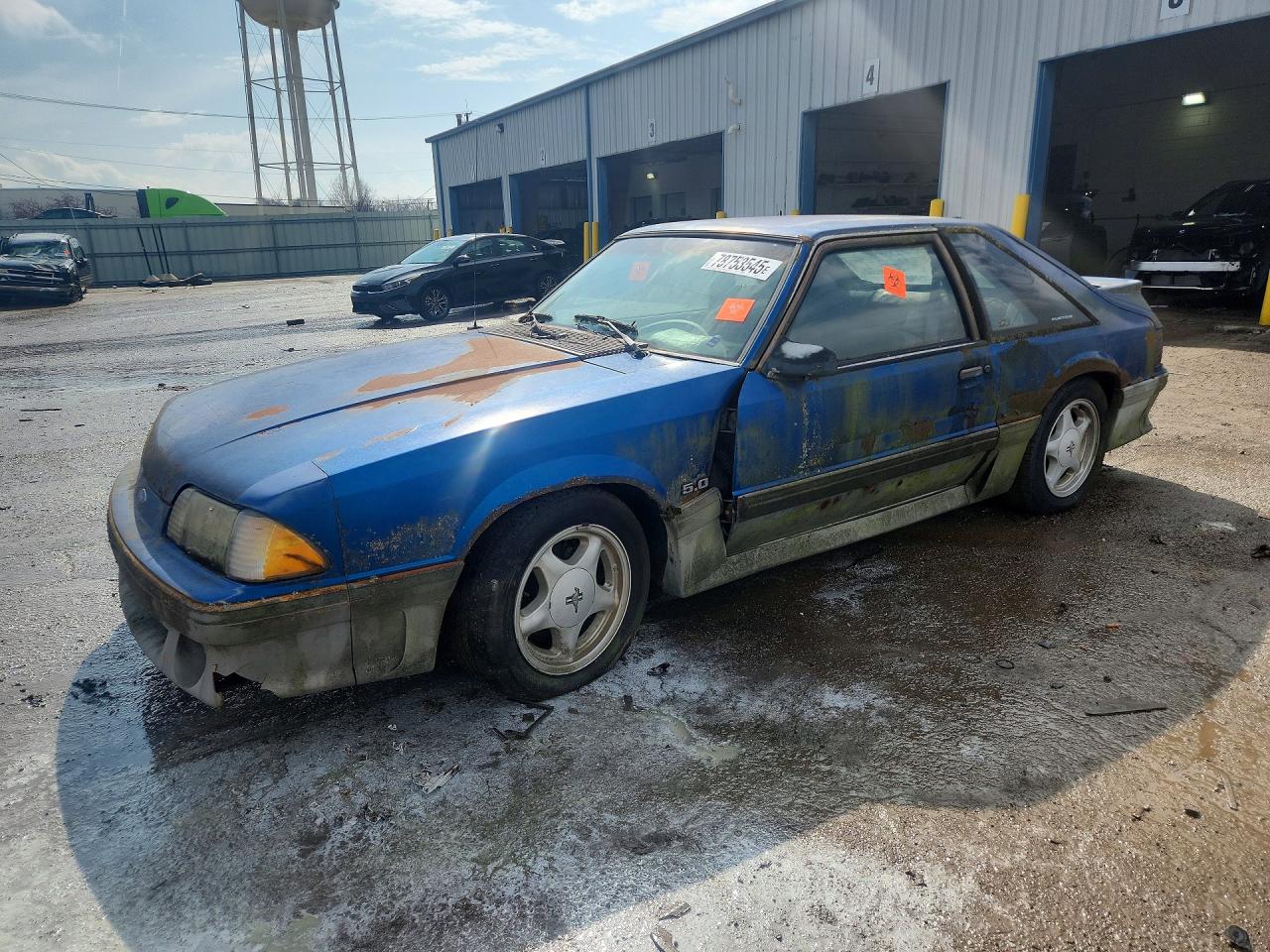 1991 Ford Mustang GT, VIN 1FACP42E7MF167182 — Side