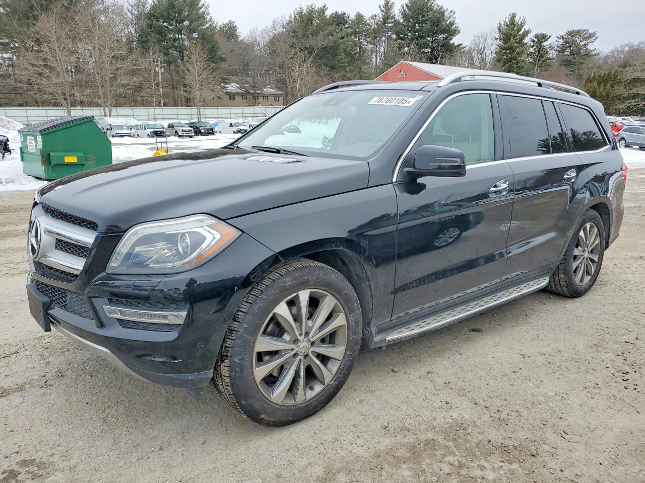 2015 Mercedes-Benz GL 350, VIN 4JGDF2EE2FA459349 — Minor dents and scratches