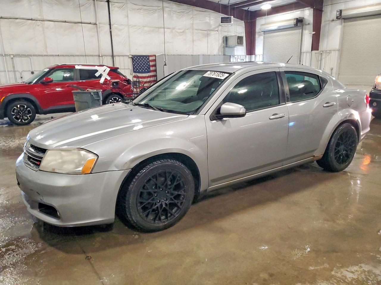 2013 Dodge Avenger SXT, VIN 1C3CDZCB1DN740222 — Engine fire