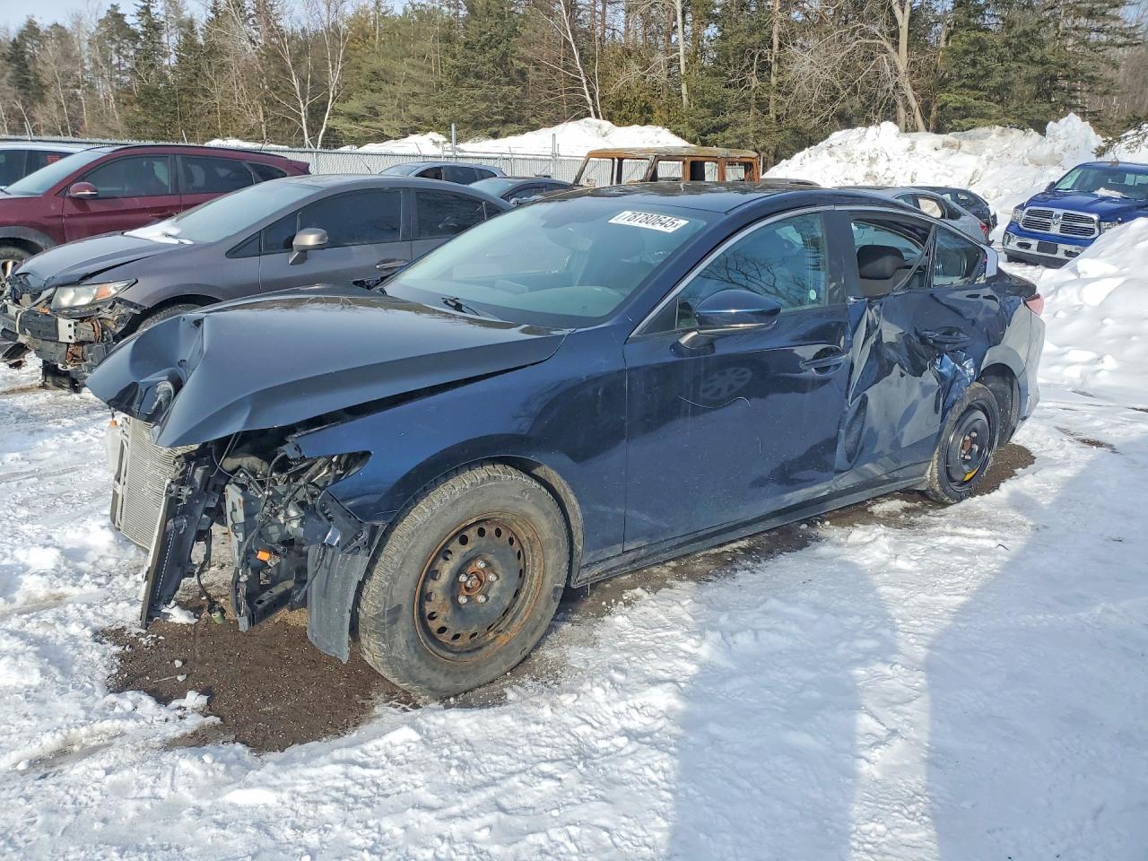 2023 Mazda 3 GX, VIN 3MZBPAB70PM363293 — Front end