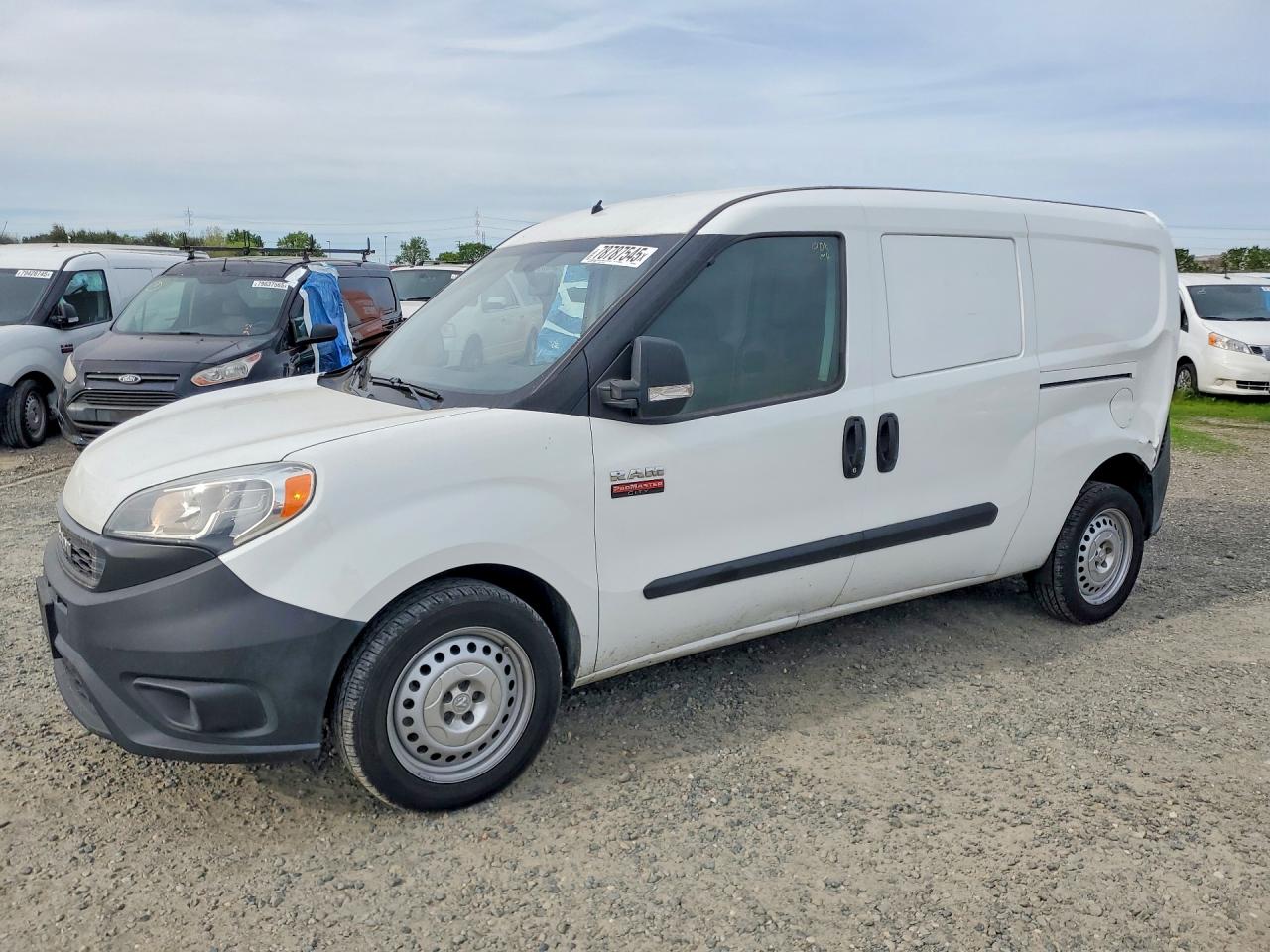 2021 Ram ProMaster City Cargo Tradesman, VIN ZFBHRFABXM6U68576 — Rear end