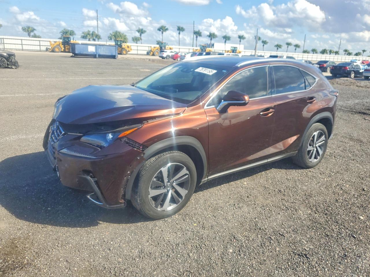 2019 Lexus NX 300, VIN JTJYARBZ9K2143260 — Front end