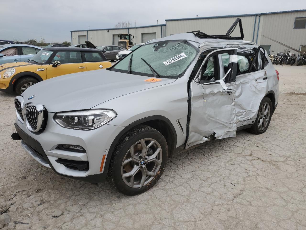 2021 BMW X3 xDrive30i, VIN 5UXTY5C0XM9G09887 — All over
