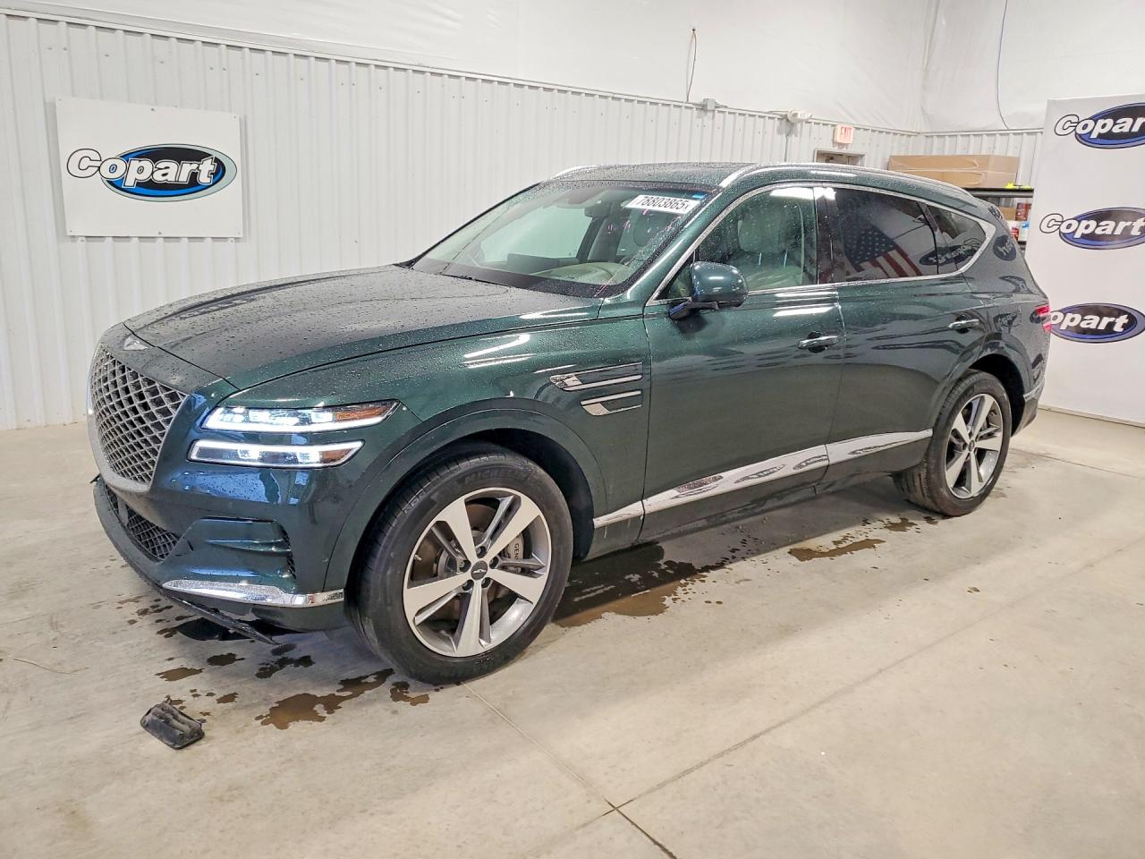 2023 Genesis GV80 Advanced Plus, VIN KMUHCESC8PU105822 — Side