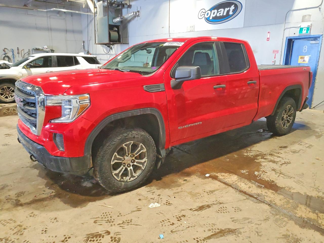 2019 GMC Sierra 1500, VIN 1GTR9AEF5KZ325953 — Frame damage