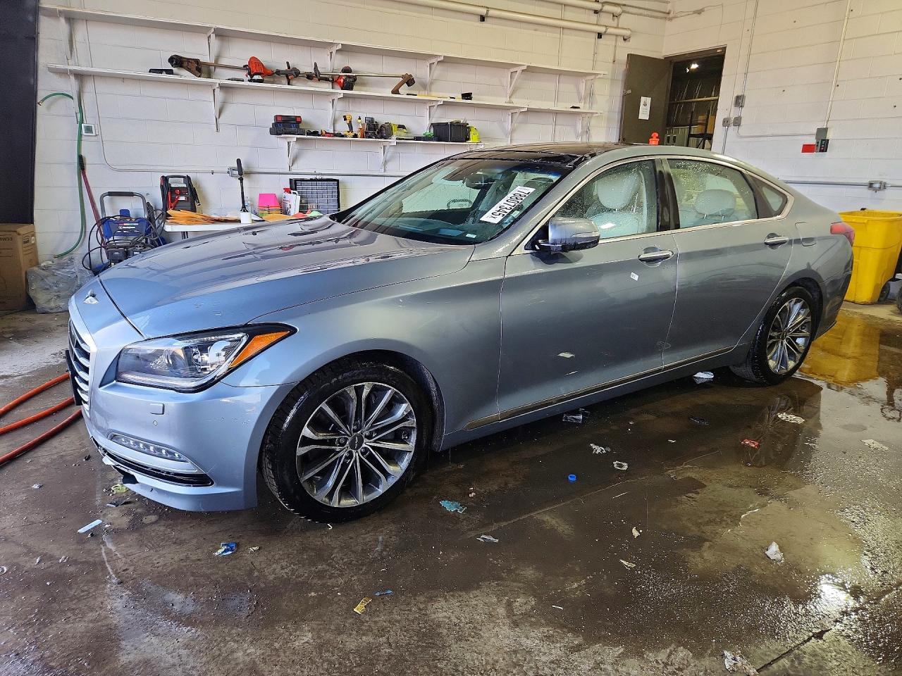 2017 Genesis G80 3.8L, VIN KMHGN4JE1HU175777 — Вандализм