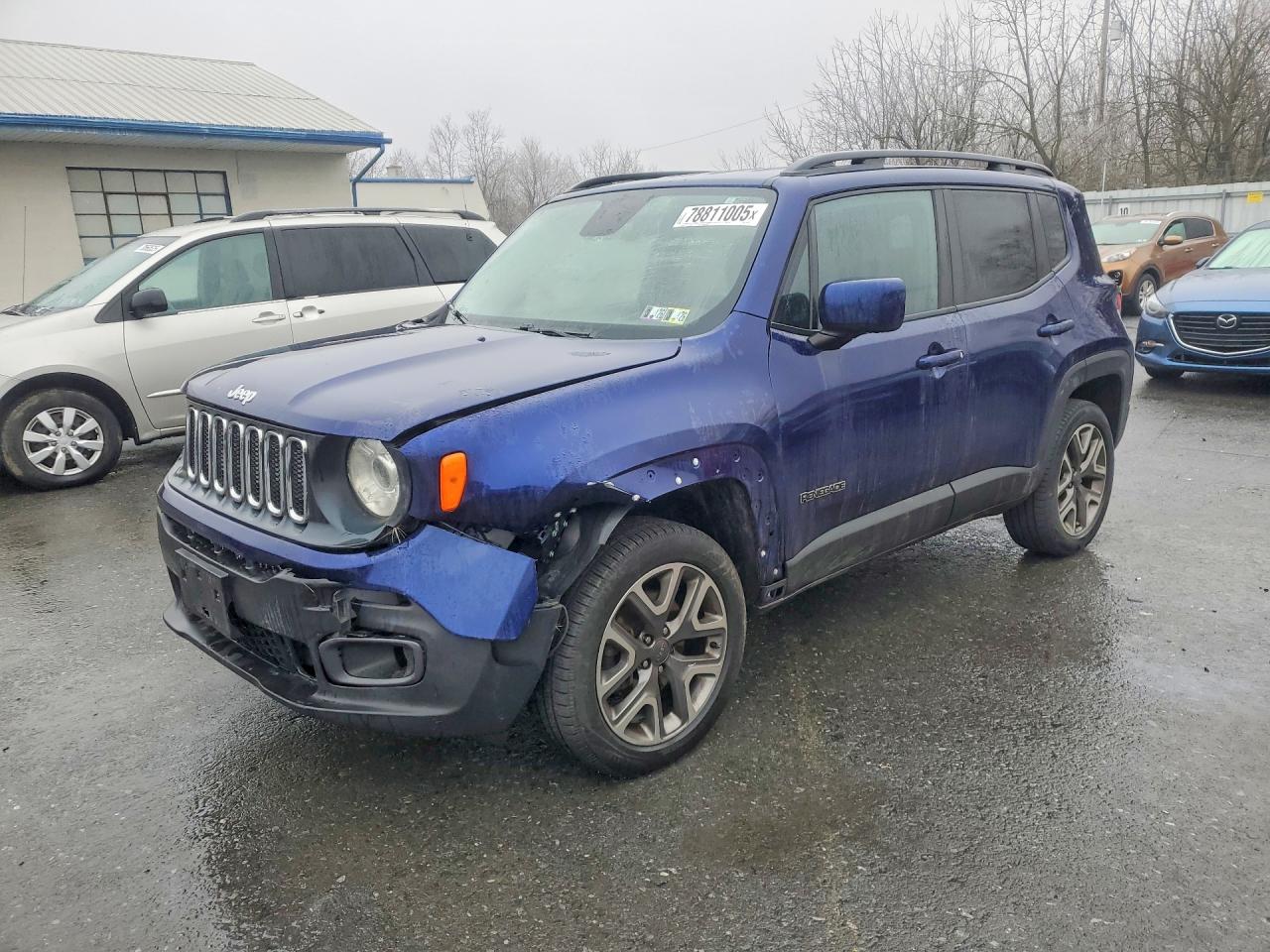 2017 Jeep Renegade Altitude, VIN ZACCJBBB8HPF59399 — Фото с аукциона