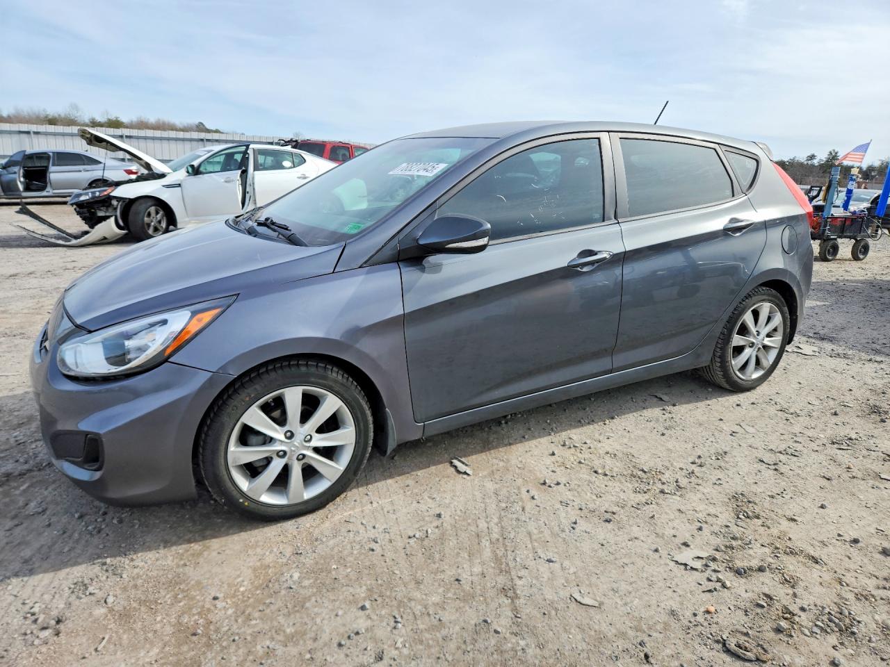2013 Hyundai Accent SE, VIN KMHCU5AE5DU088238 — Burn